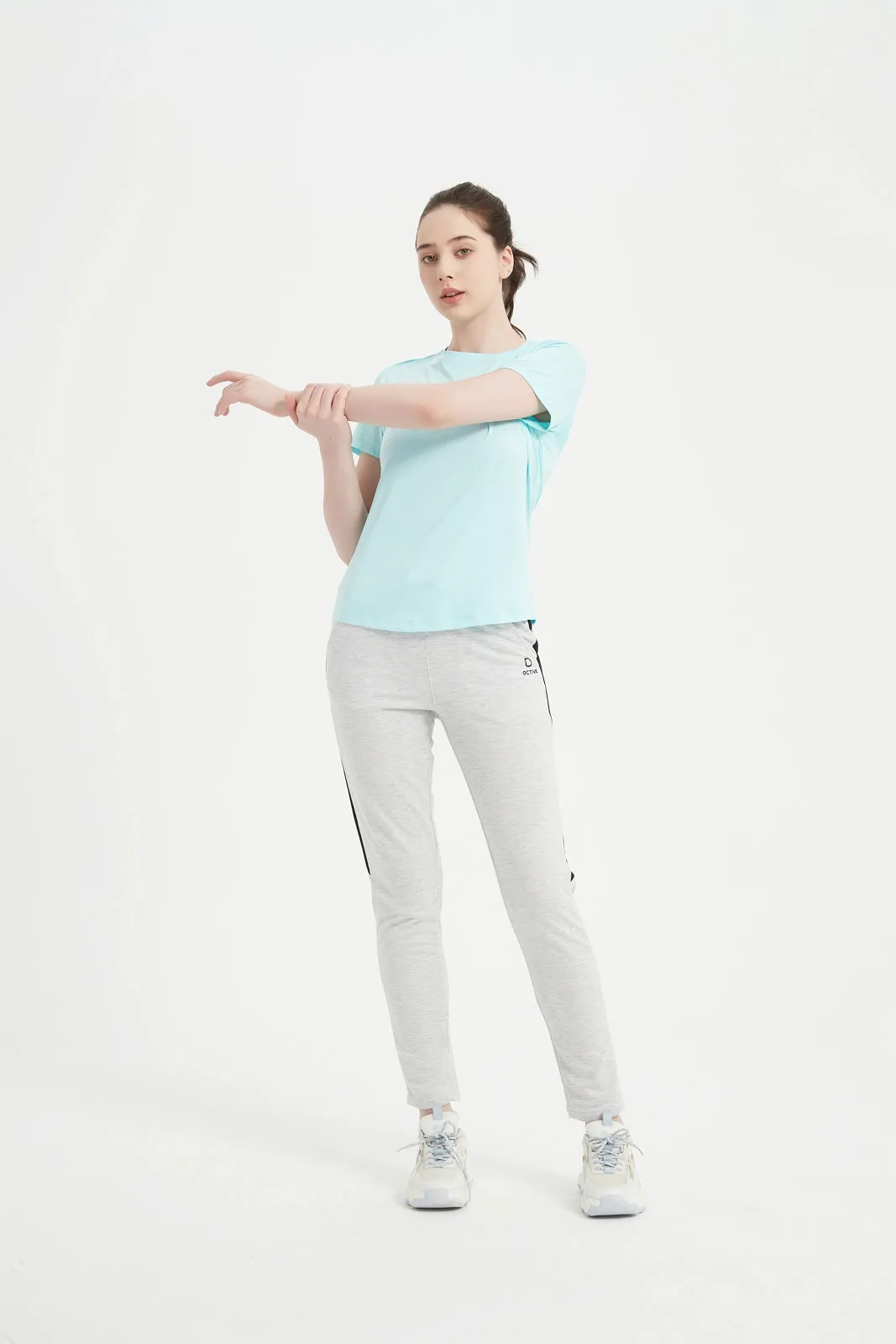 Women's Short Set-In Sleeve Crew Neck Tee