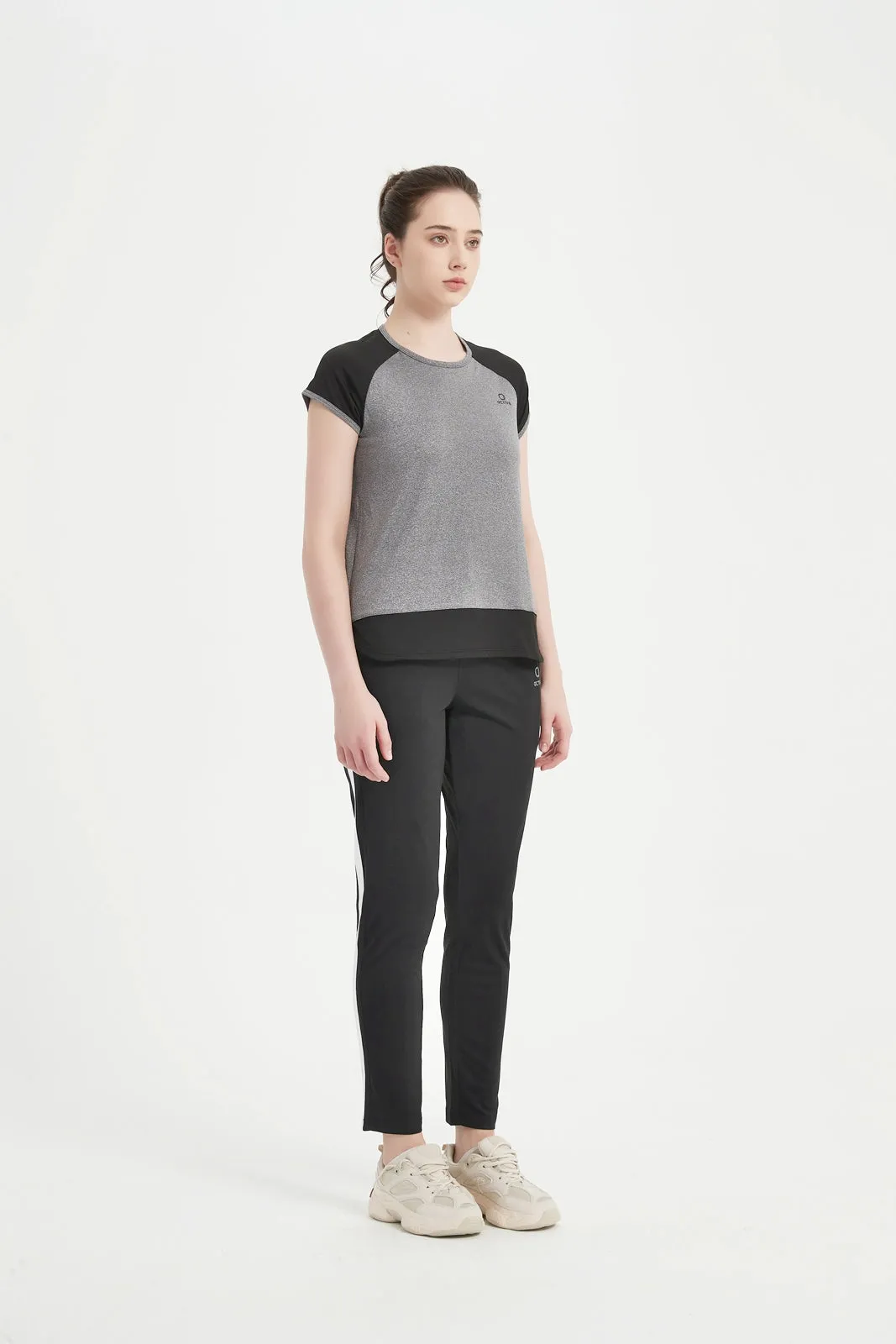 Women's Short Set-In Sleeve Crew Neck Tee