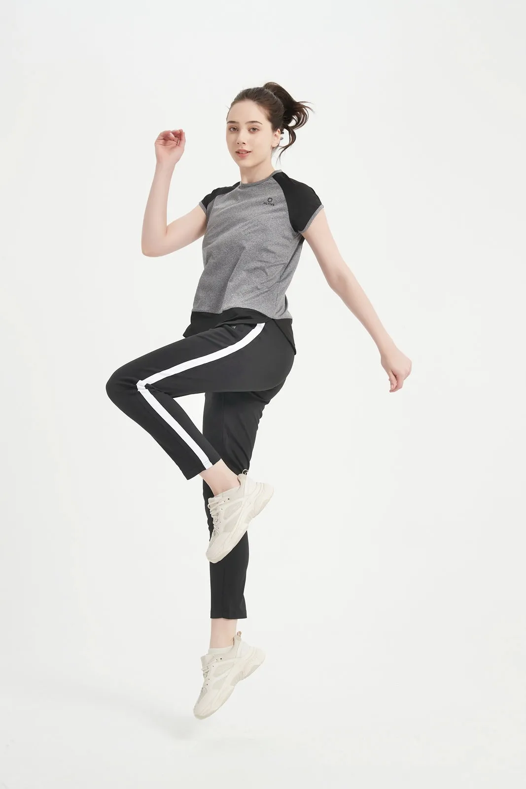 Women's Short Set-In Sleeve Crew Neck Tee