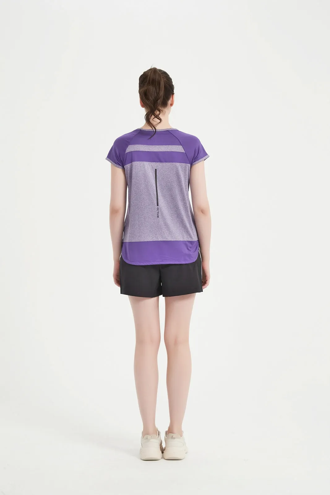 Women's Short Set-In Sleeve Crew Neck Tee
