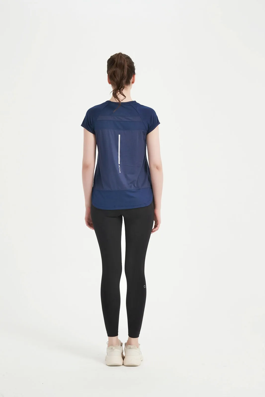 Women's Short Set-In Sleeve Crew Neck Tee
