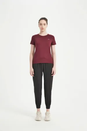 Women's Short Sleeved Printed Mesh Tee