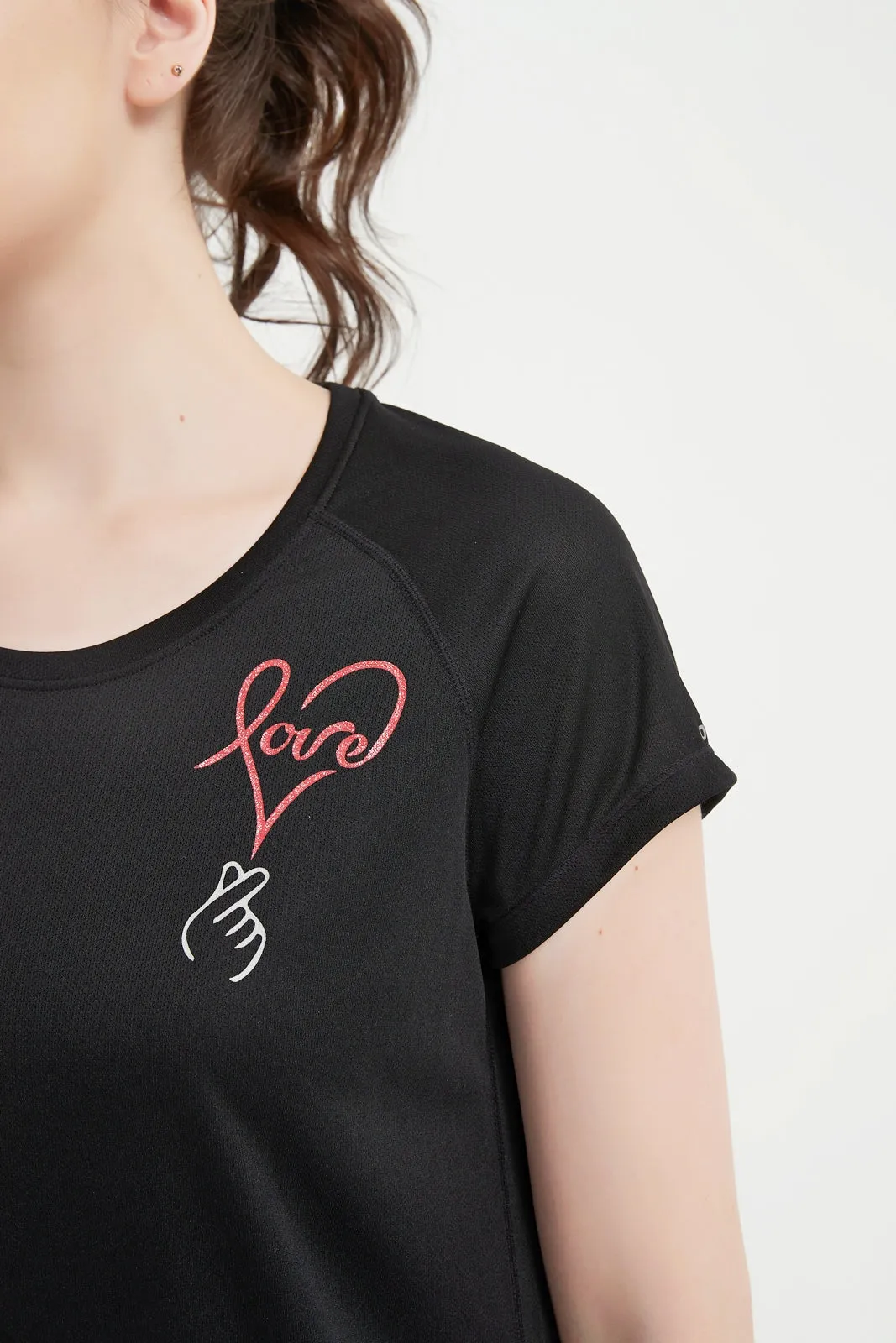 Women's SS Crew Neck Raglan Tee