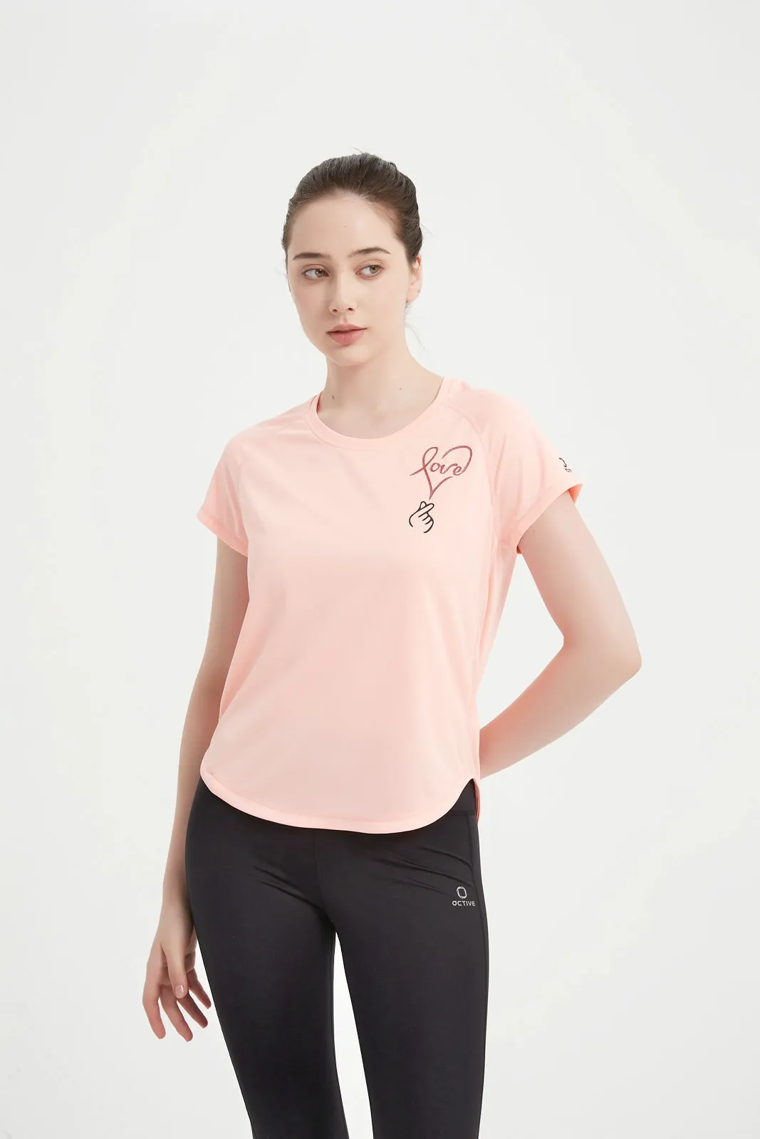 Women's SS Crew Neck Raglan Tee