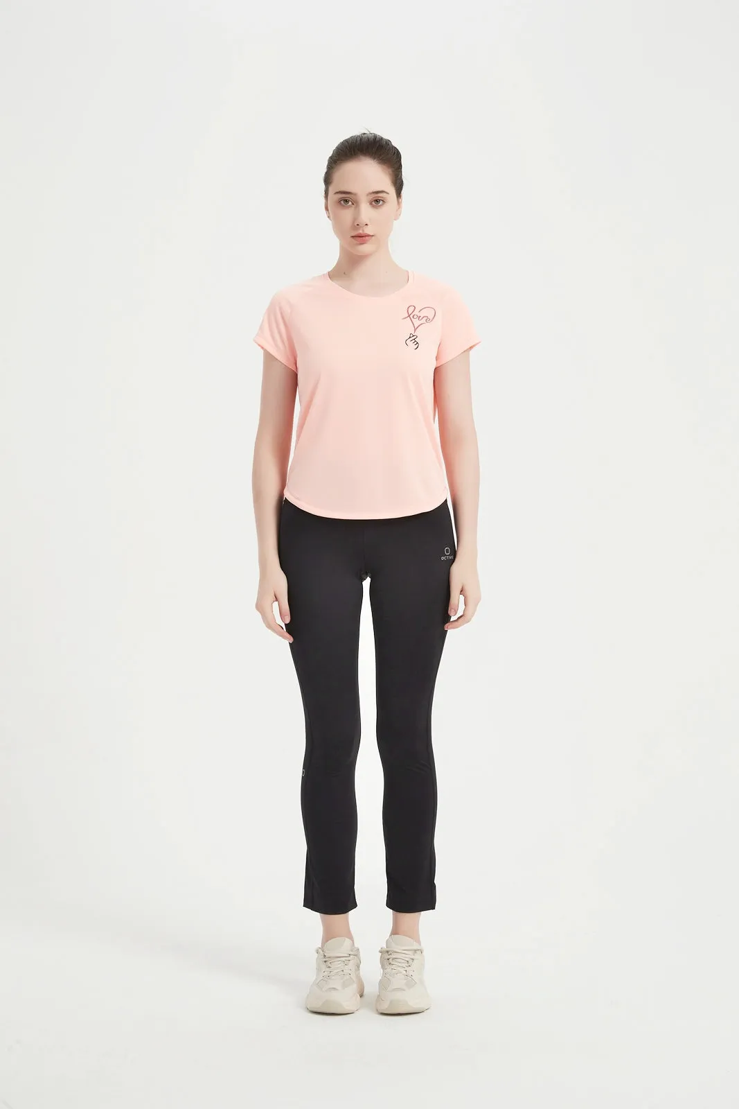 Women's SS Crew Neck Raglan Tee