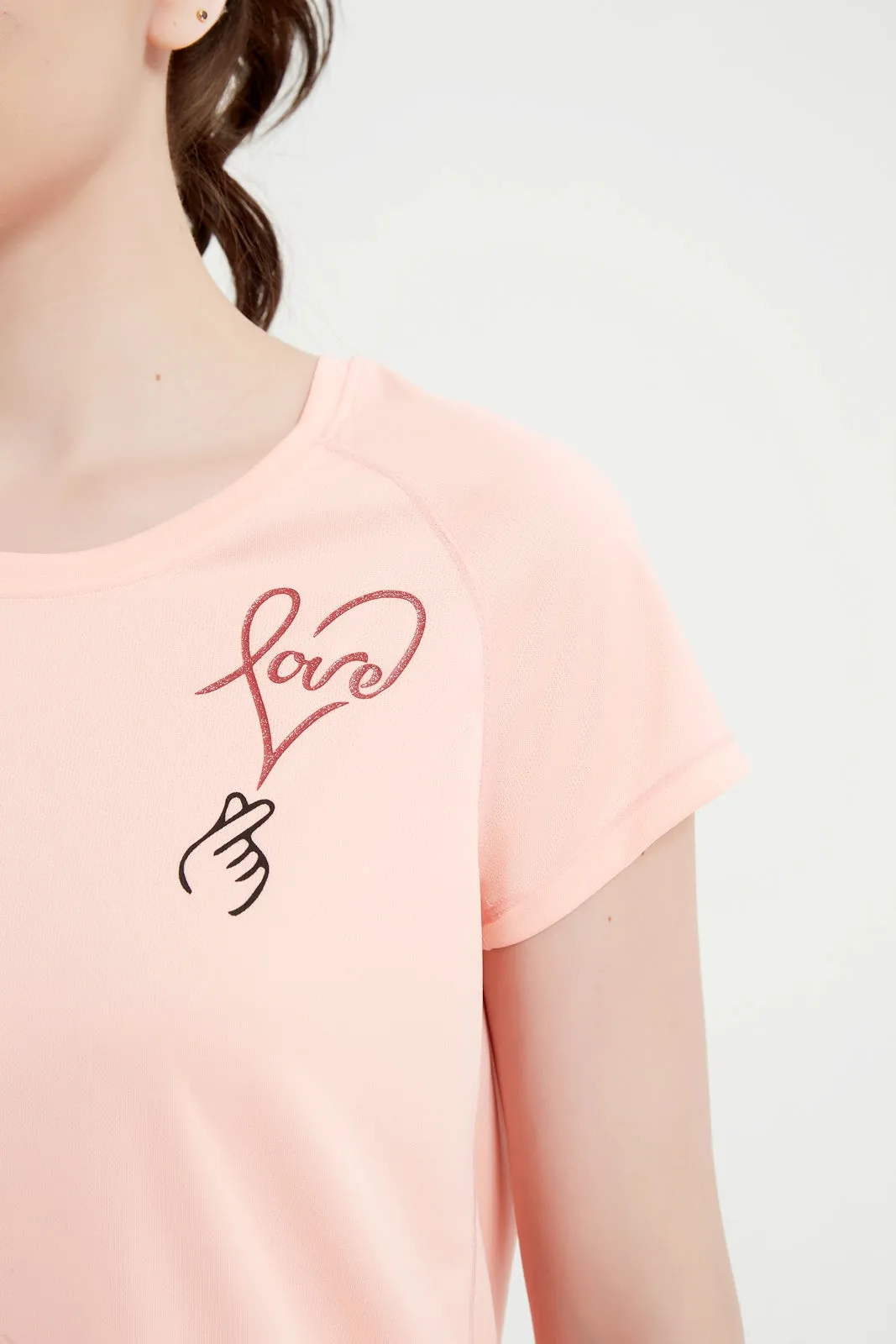 Women's SS Crew Neck Raglan Tee