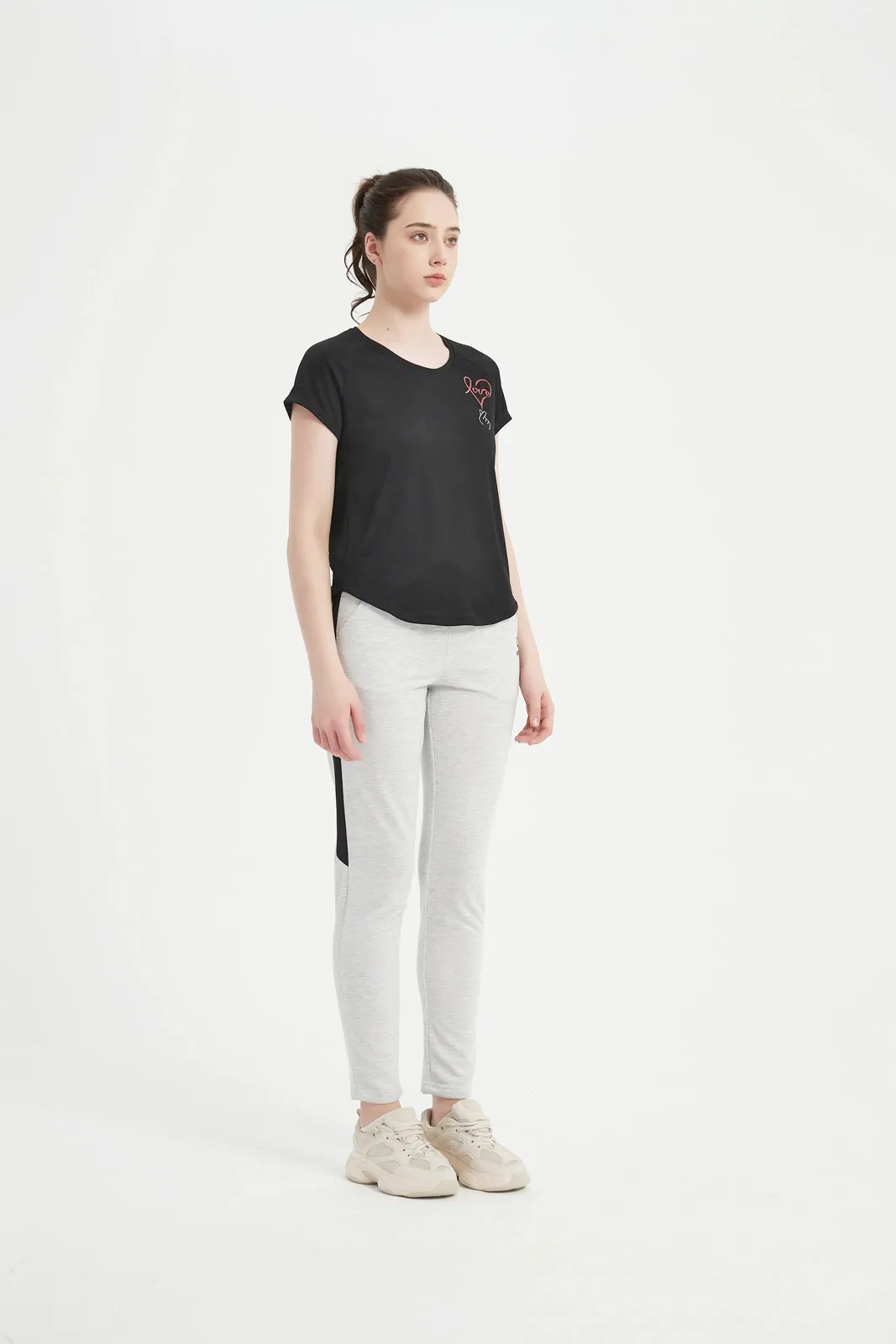 Women's SS Crew Neck Raglan Tee