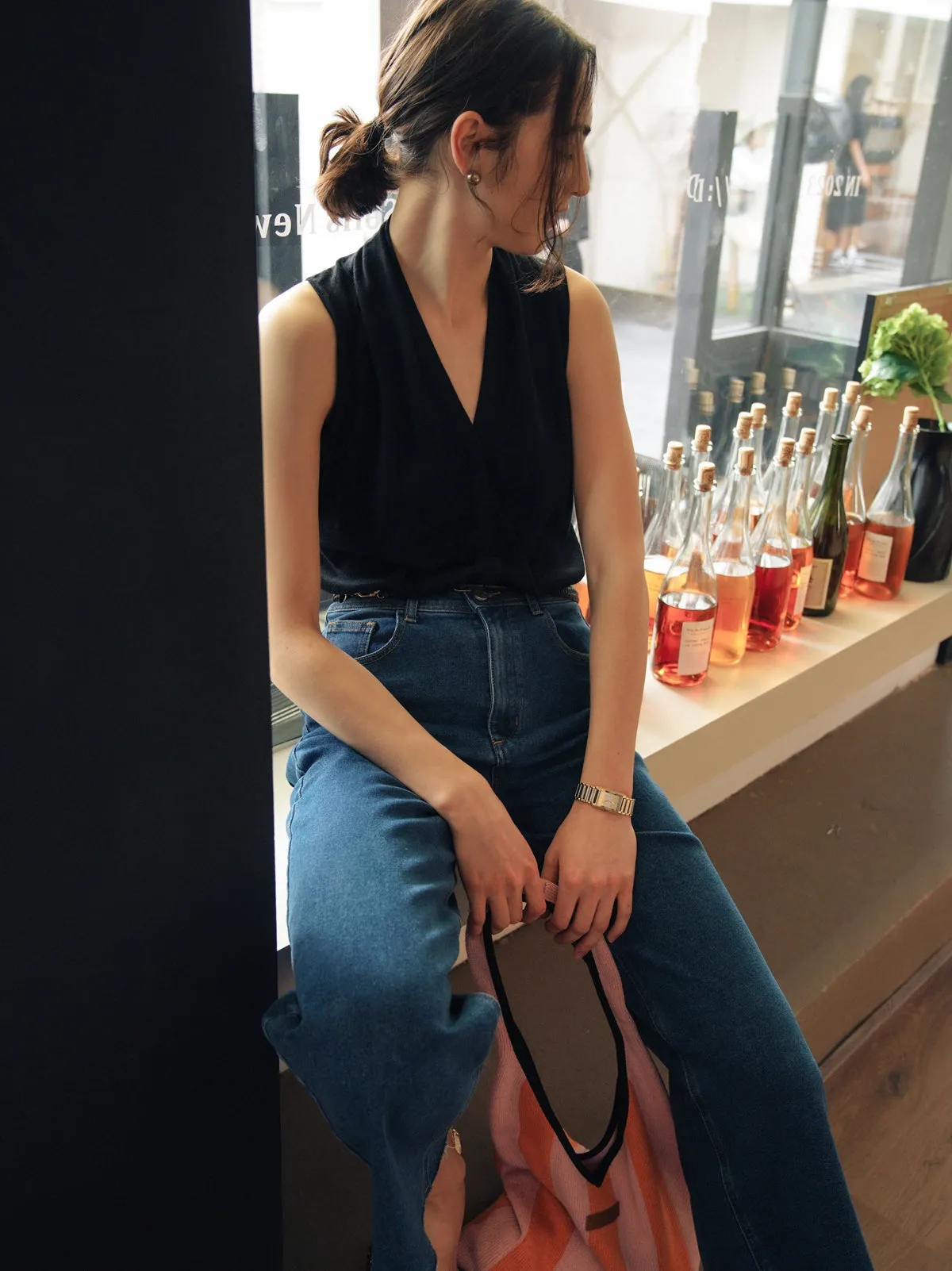 Wool Blend Knit Vest
