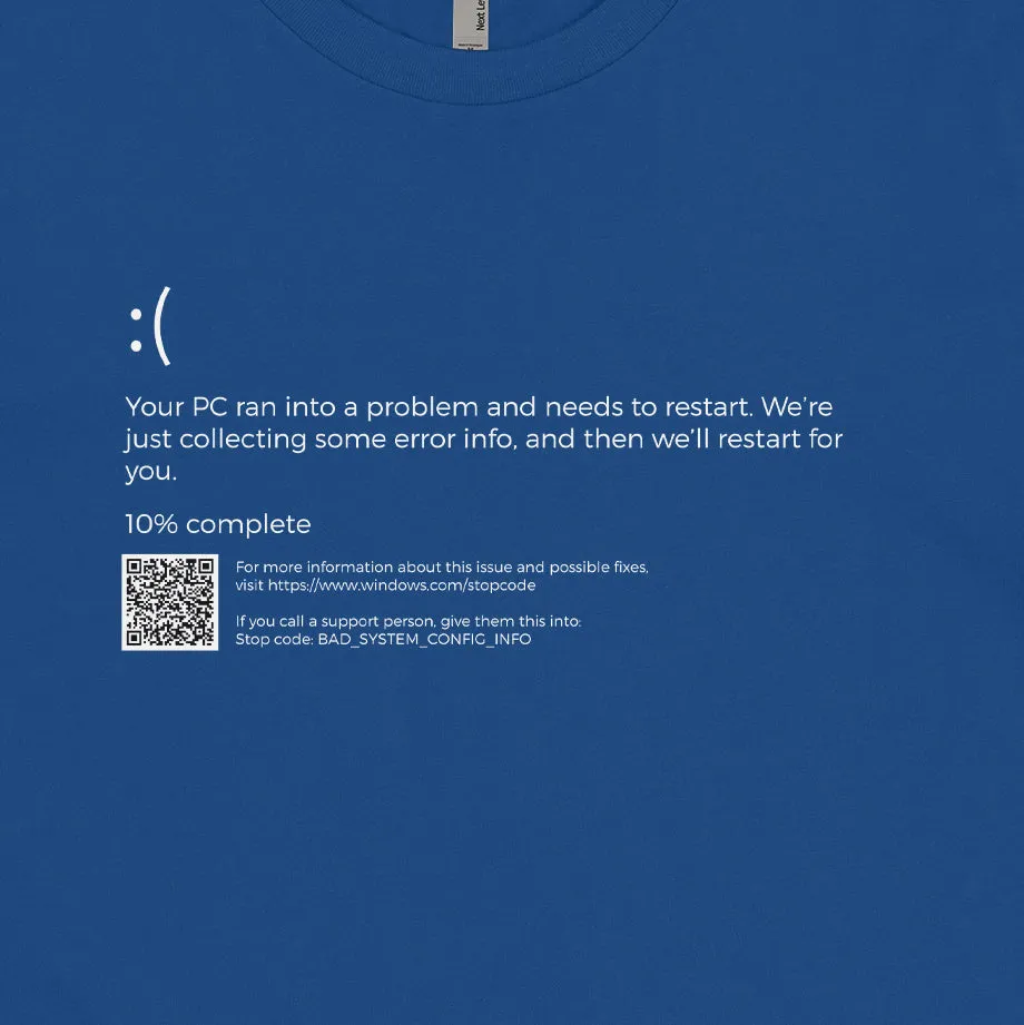 Your PC Ran Into a Problem Tee