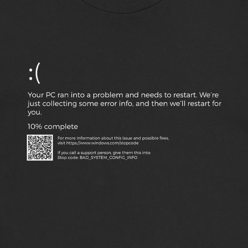 Your PC Ran Into a Problem Tee