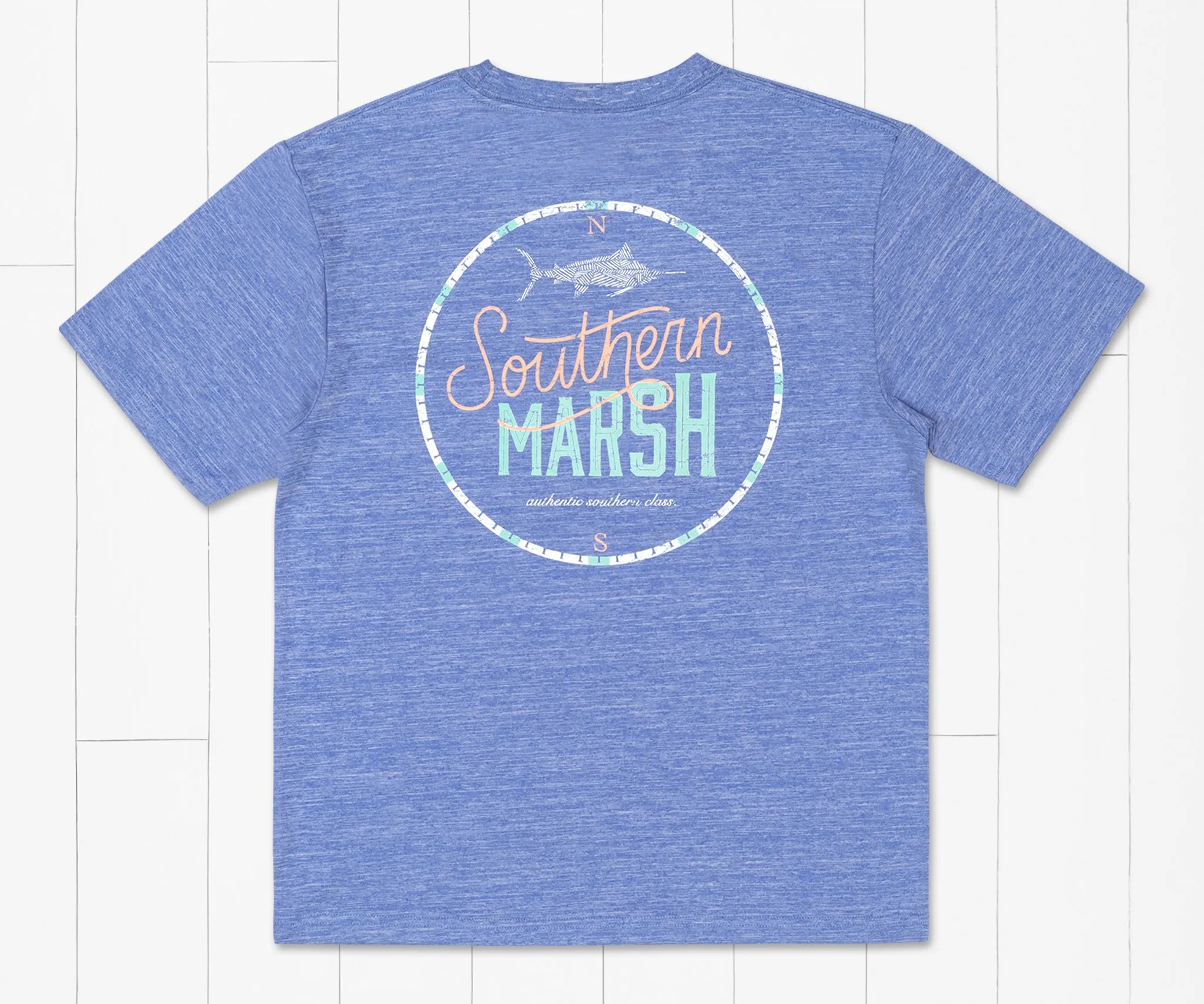 Youth FieldTec™ Heathered Performance Tee - Marlin Time